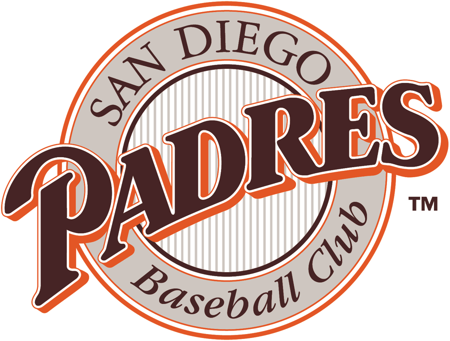 San Diego Padres 1990 Primary Logo vinyl decal